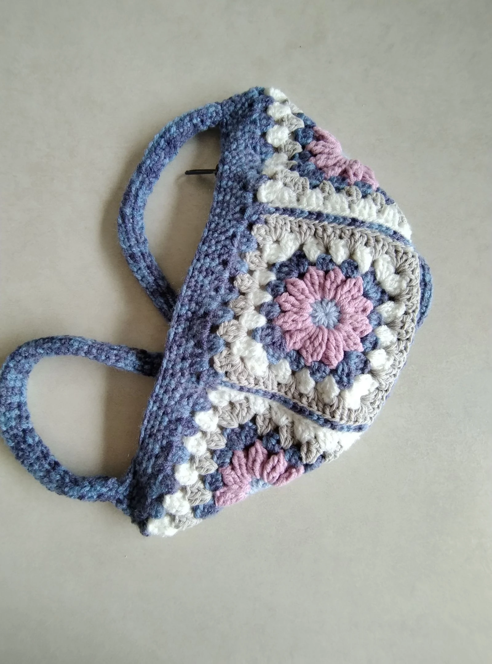 ✨ crossbody bag phone bag festival bag handmade blue – photo 2